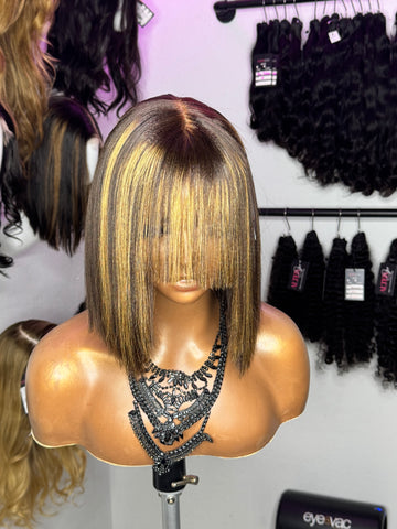 8” Eboni Yaki Straight Bang Bob